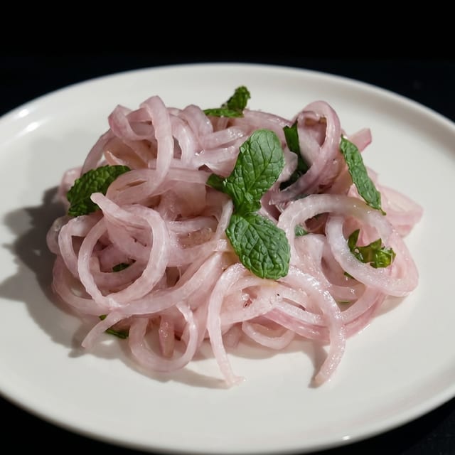 Punjabi Must Onions and Chillies.