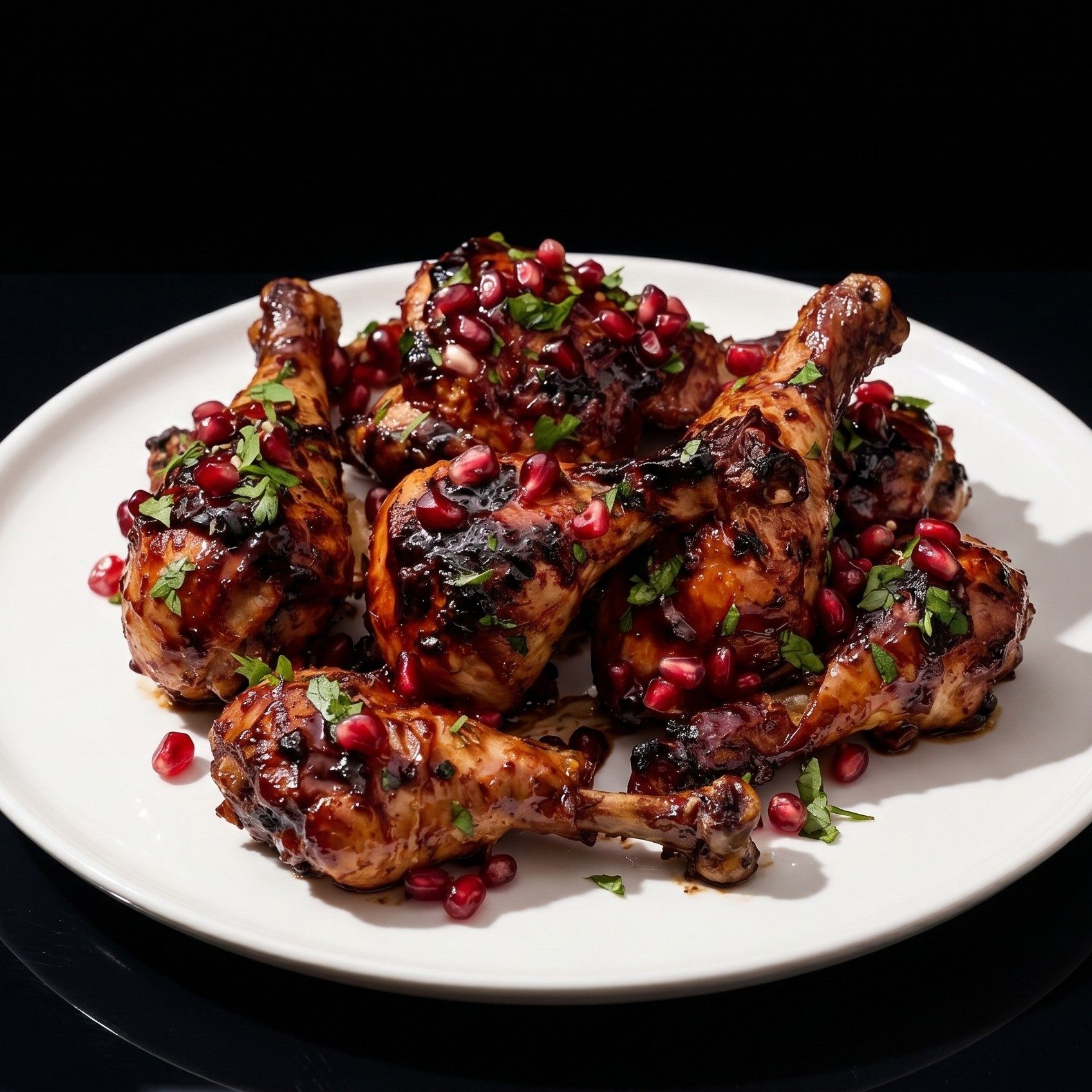Pomegranate Chicken Dinner.