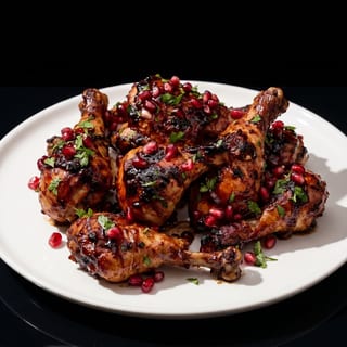 Pomegranate Chicken Dinner