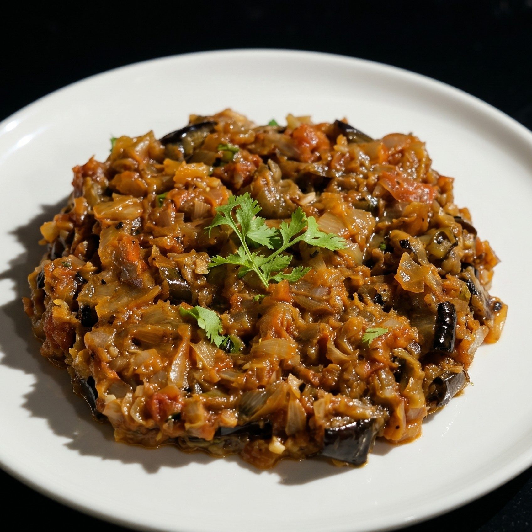 Baigan Bharta Dinner.