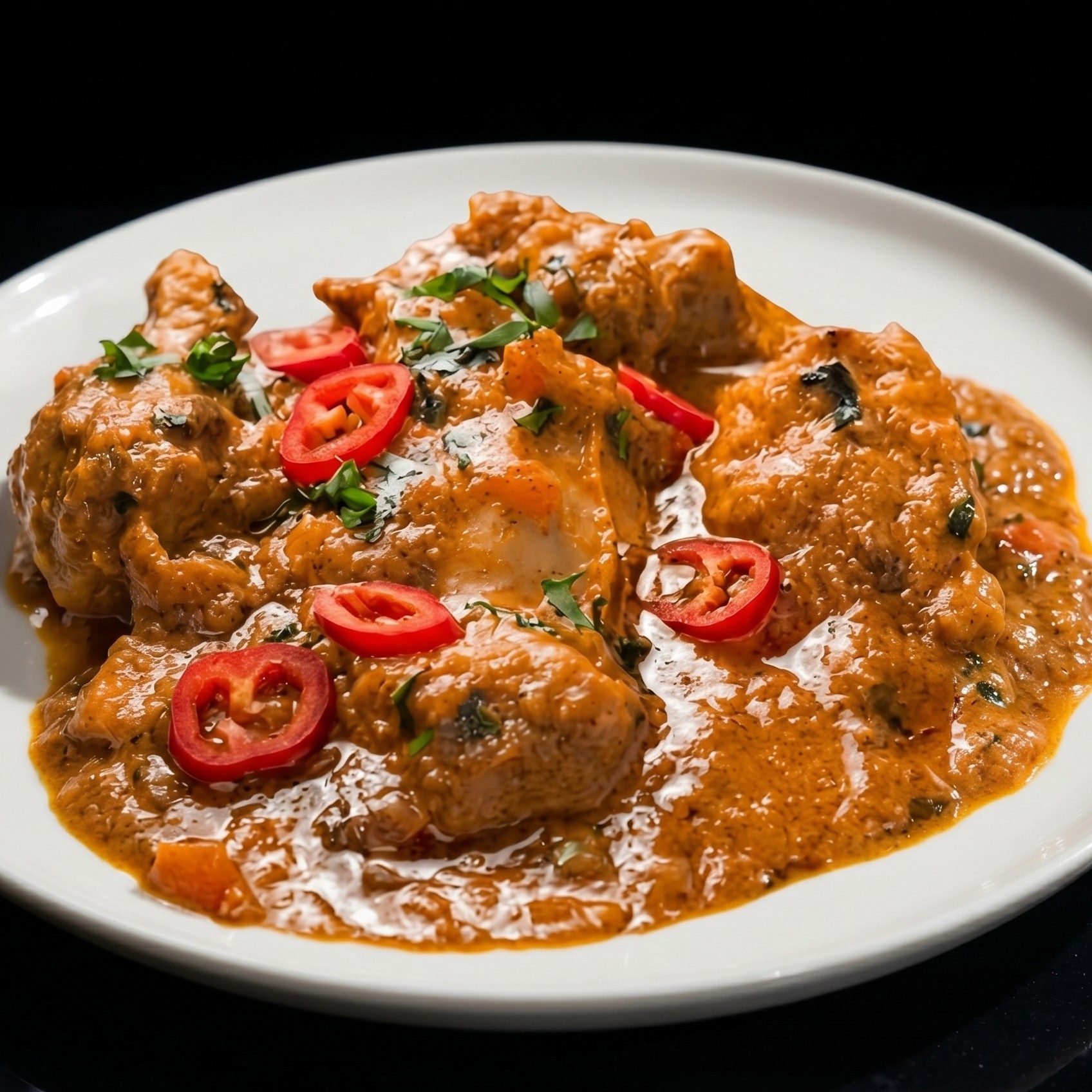 Karahi Chicken Dinner.