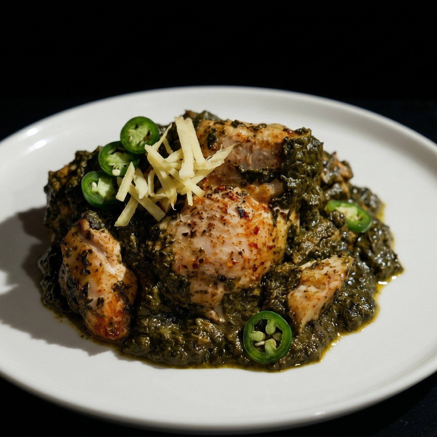 Chicken Saag Dinner.