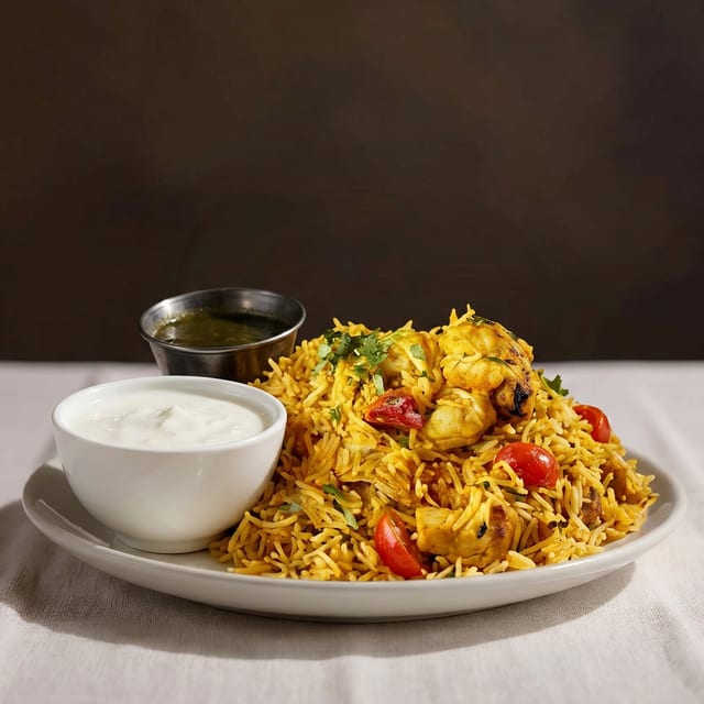 Vegetable Biryani.