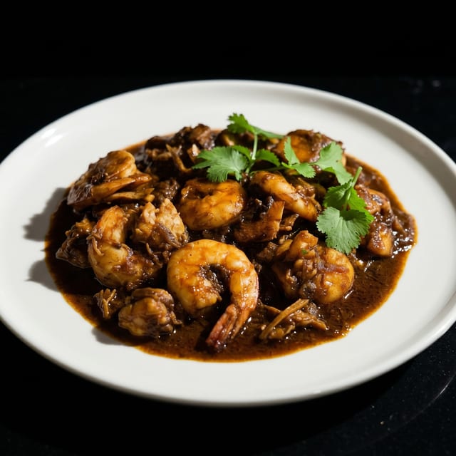 Prawn Curry Dinner.