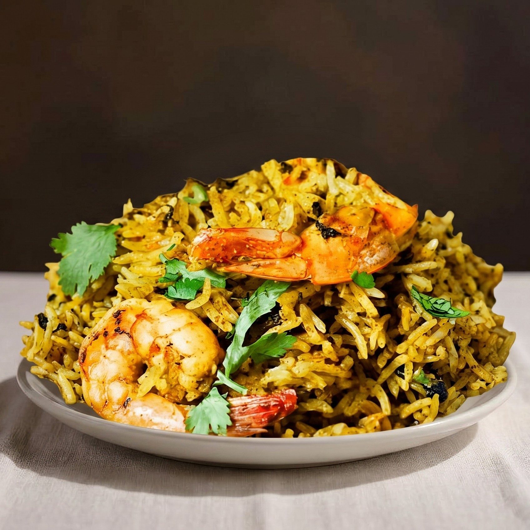 Seafood Biryani.