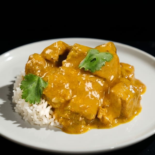 Coconut Lamb Curry Dinner.