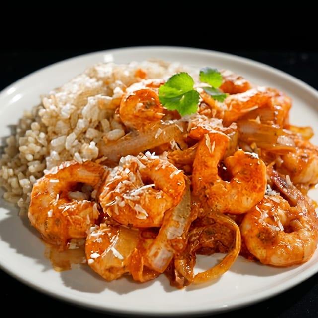 Prawn Tikka Masala Dinner.